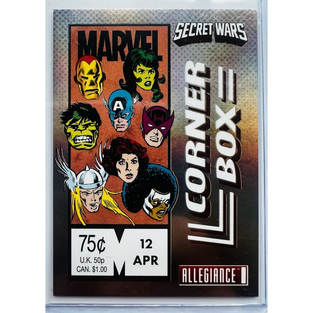 2024 Upper Deck Marvel Secret Wars Corner Box CB-12 "Nothing to Fear" Issue #12